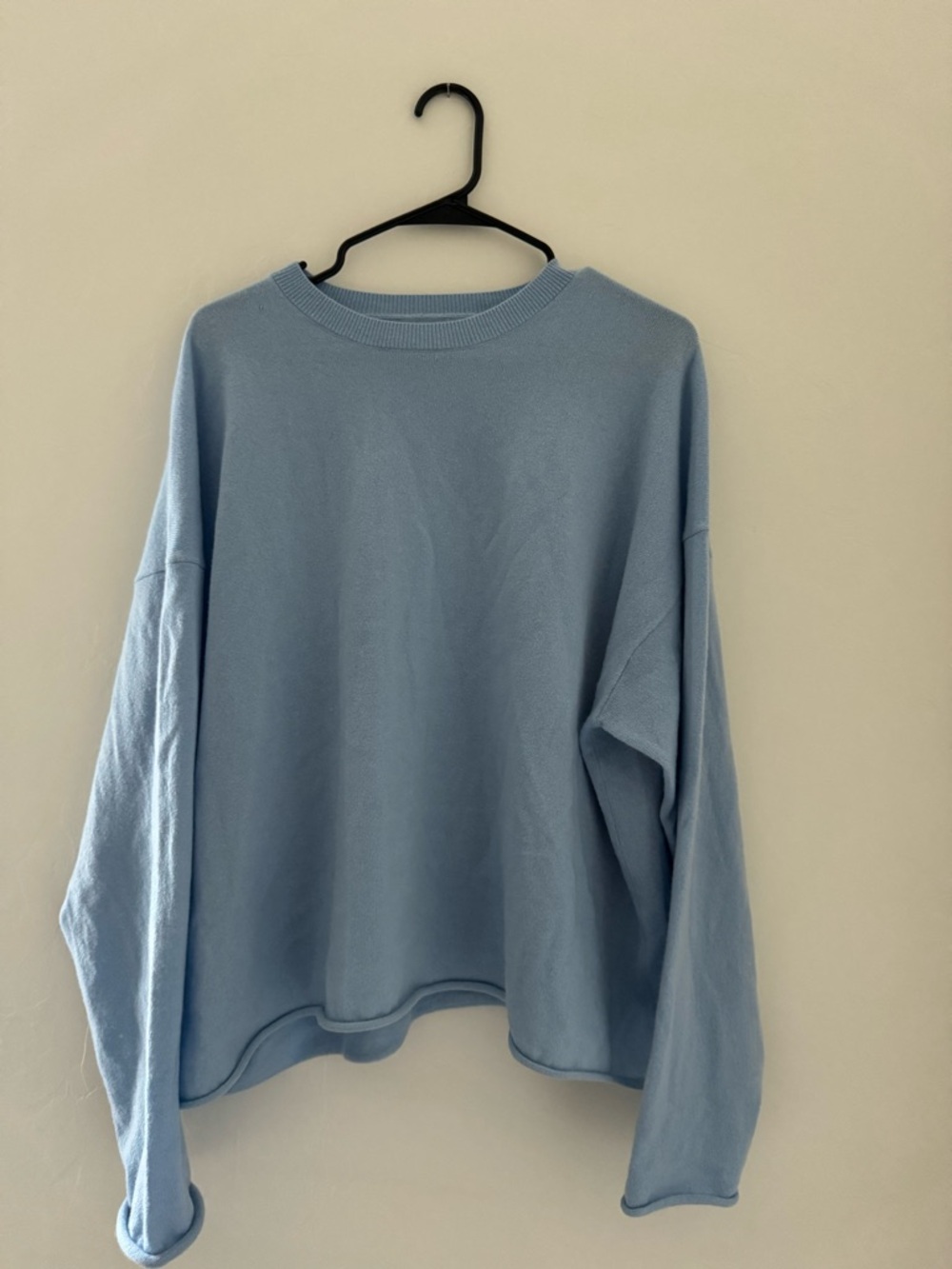 Daily Drills Light Blue Cashmere Sweater - Picture 5 of 9